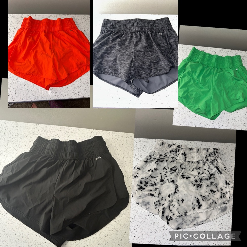 DSG High waisted Athletic Shorts Set Size Medium